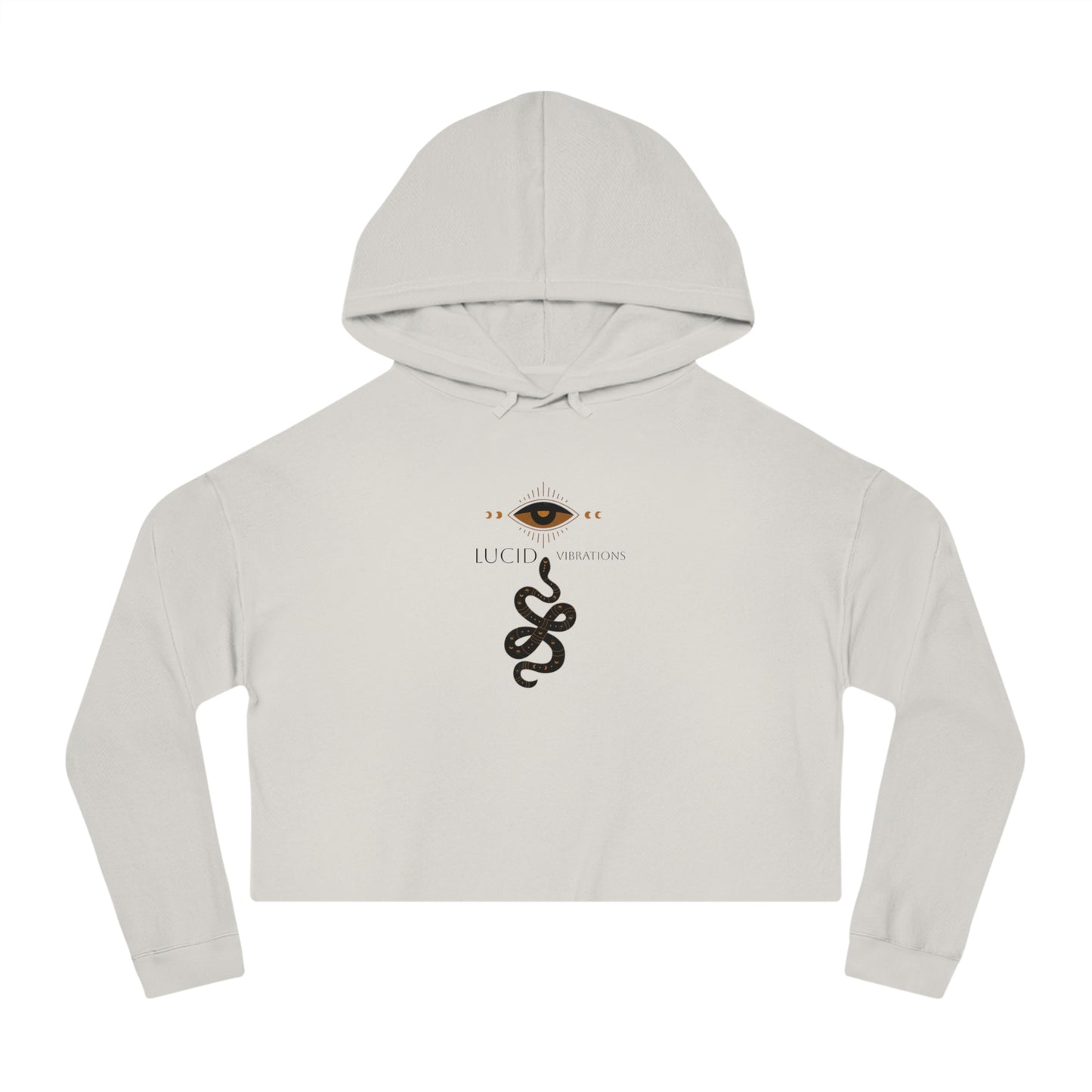 Womens Cropped Hooded Sweatshirt