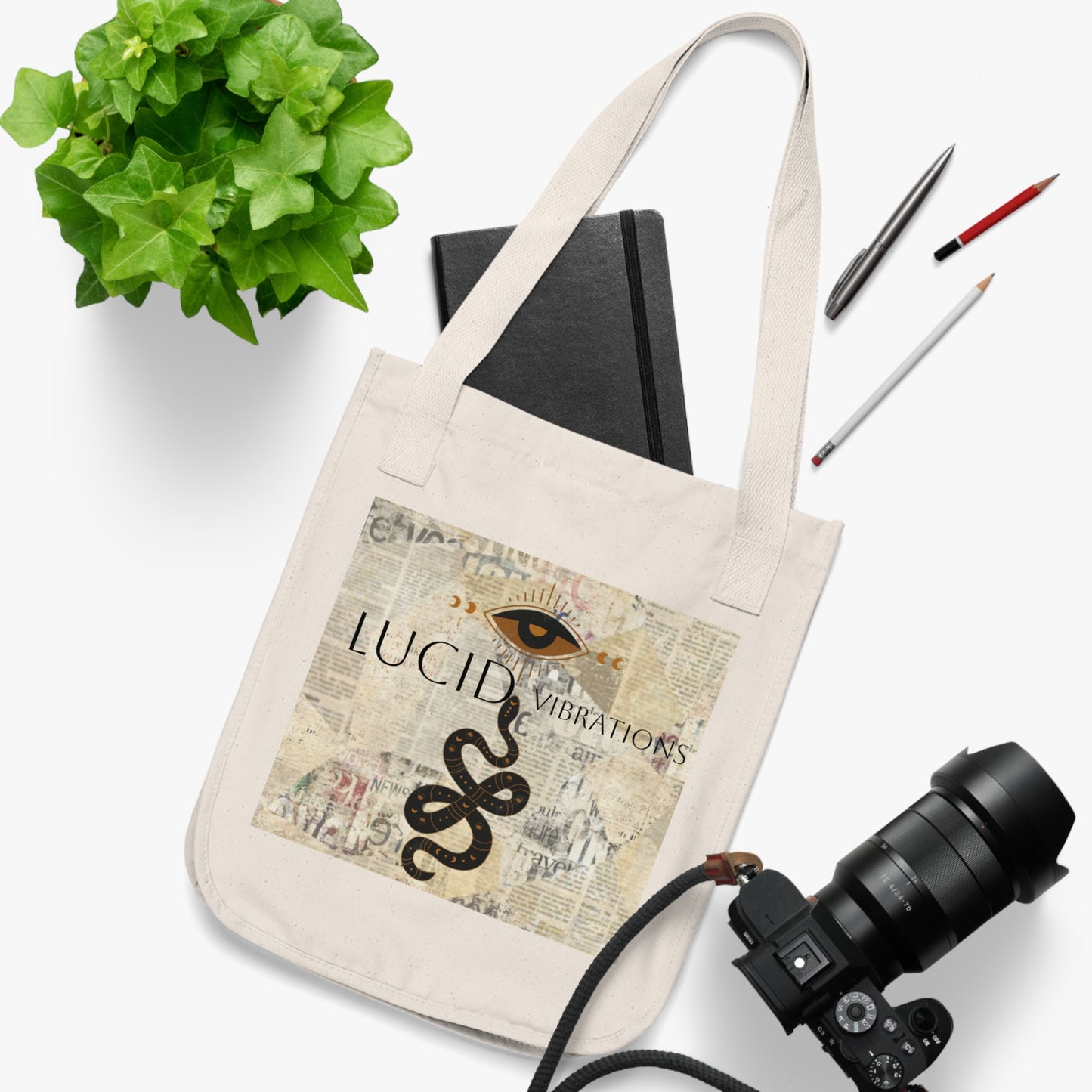 Organic Canvas Tote Bag