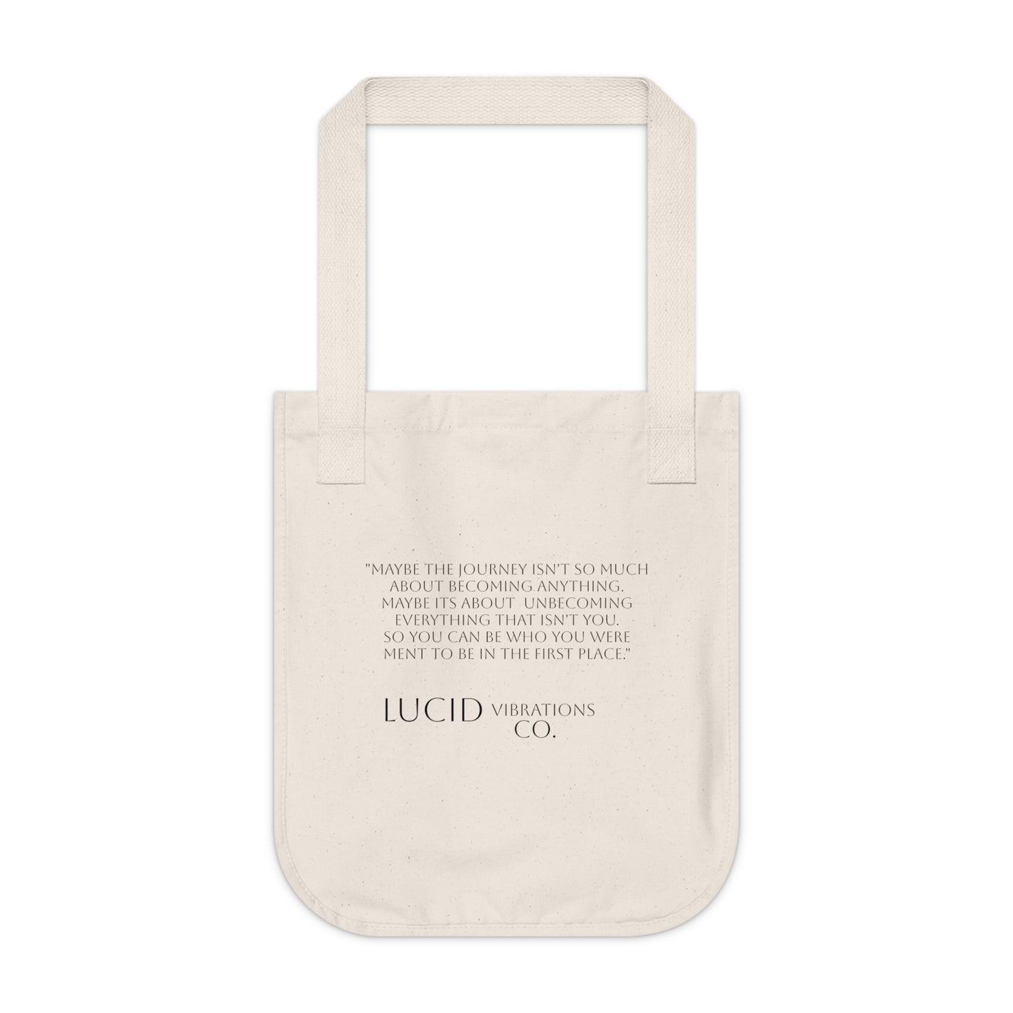 Organic Canvas Tote Bag